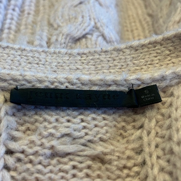 Jenni Kayne Cable Cocoon Knit Cardigan in Blush Oversized Small - Picture 13 of 15